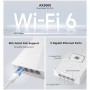 Punto di Accesso Wireless WiFi 6 Gigabit Dual Band AX3000 Poe con Supporto Mesh, a Muro, AP3000W