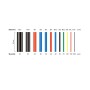 Set 800 Tubi Colorati Guaina Termorestringente per Isolamento Cavi