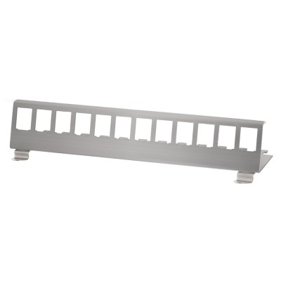 Adattatore per Modulo Keystone 12xRJ45 per Guida DIN