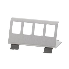 Adattatore per Modulo Keystone 4xRJ45 per Guida DIN