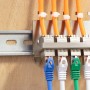 Adattatore per Modulo Keystone 12xRJ45 per Guida DIN
