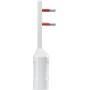 Spina Italiana Ultrapiatta USB tipo A e USB-C&trade 2P+T250V 10A 20W, Bianco