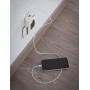 Spina Italiana Ultrapiatta USB tipo A e USB-C&trade 2P+T250V 10A 20W, Bianco