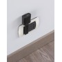 Spina Italiana Ultrapiatta USB tipo A e USB-C&trade 2P+T250V 10A 20W, Nero