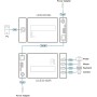 Estensore USB 3.0 Gen. 1 CAT 6A a 4 porte (100 m), UCE33100