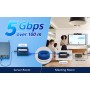Estensore USB 3.0 Gen. 1 CAT 6A a 4 porte (100 m), UCE33100