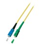 Cavo Fibra Ottica Monomodale OS2 SC-APC/SC-UPC 9/125 1m