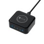 Stazione di Ricarica Wireless 65W 3xUSB-C&trade e 2xUSB-A