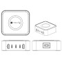 Stazione di Ricarica Wireless 65W 3xUSB-C&trade e 2xUSB-A