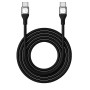 Cavo USB-C&trade Maschio/Maschio USB 2.0 in Silicone 1m Nero