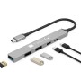 Hub USB 3.2 a 5 porte USB-A/USB-C&trade Slim in Metallo