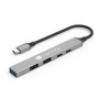 Hub USB 3.2 a 5 porte USB-A/USB-C&trade Slim in Metallo
