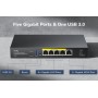 Router 2in1 SMB VPN / AP Controller con 4 Porte PoE+, C200P