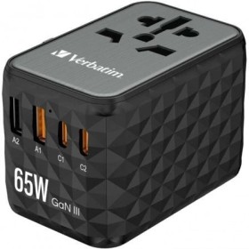 VERBATIM ADATTATORE DA VIAGGIO UNIVERSALE GAN PD 65W