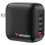 VERBATIM MINI CARICATORE DA MURO 4 PORTE 100W