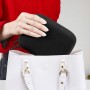 Borsa Organizer Compatta per Accessori Ufficio Fotografia Viaggi, Nero