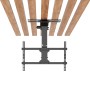 Supporto TV Motorizzato da Soffitto Inclinabile Integrazione Smart Home per TV da 37 a 75'', Nero