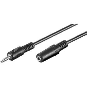 Cavo Prolunga Stereo 3.5 mm M/F 4Pin 3 m Nero
