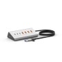 Hub USB 3.2 Gen2 a 4 porte USB-A, 3p USB-C&trade in Metallo