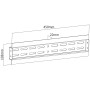 Barra Aggiuntiva per Supporti TV a Muro Video Wall