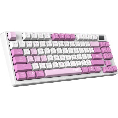 MSI KEYBOARD ,Italian, WHITE DEEP PURPLE LIGHT PURPLE FORGE GK600 TKL W VI