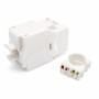 Frutto Keystone RJ45 Cat.6A UTP Toolless Bianco 3&micro