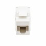Frutto Keystone RJ45 Cat.6A UTP Toolless Bianco 3&micro