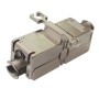 Accoppiatore Modulare Cat.6A RJ45 F/F STP 3&micro Grigio