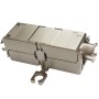 Accoppiatore Modulare Cat.6A RJ45 F/F STP 3&micro Grigio