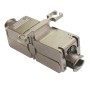Accoppiatore Modulare Cat.6A RJ45 F/F STP 3&micro Grigio