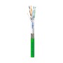 Cavo Cat. 6A Rigido F/FTP LSZH Armato in Matassa 100 m Verde