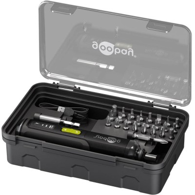 Set Mini Avvitatore a Batteria 28pz con Punte di Precisione