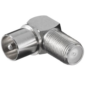 Adattatore Angolare Coassiale Femmina a Coax 90&deg