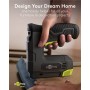 Graffettatrice Sparachiodi Elettrica 2in1 con Batteria