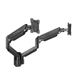 Staffa a Muro con Molla a Gas per due Monitor 13-32''