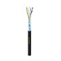 Cavo Cat. 6 Rigido  F/UTP PE in Matassa 200 m Nero
