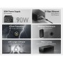 Iniettore Gigabit PoE/PoE+/PoE++ da 90W 10G fino a 90 m, POE400X