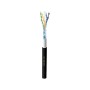 Cavo Cat. 6 Rigido F/UTP PVC+PE in Matassa 200 m Nero
