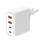 Caricatore Alimentatore 2 Porte USB-C&trade e 2 Porte USB-A da Muro 100W per Smartphone o Tablet