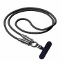 Cavo USB-C&trade Maschio Maschio con Lanyard Integrato 60W PD Nylon e Alluminio, Nero