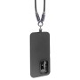 Cavo USB-C&trade Maschio Maschio con Lanyard Integrato 60W PD Nylon e Alluminio, Nero