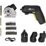 Set 35 Pezzi Mini Avvitatore a Batteria 4 in 1 con Punte di Precisione