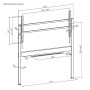 Supporto TV Slimfit Motorizzato da Parete con Altezza Regolabile per TV da 60-110'' con Telecomando