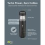 Mini Aspirapolvere Superior 120 W con Batteria, Nero
