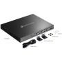 Switch 28 Porte Gigabit Easy Managed con 24 Porte PoE+, 2 SFP, 384 W, ES228GMP