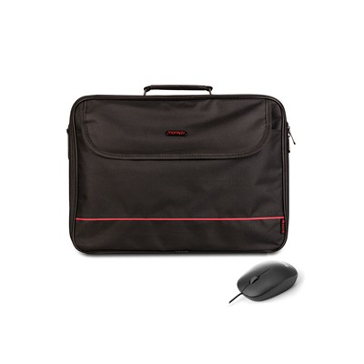 NGS BORSA ORGANIZER NOTEBOOK FINO 16" + MOUSE OTTICO NERO