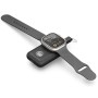 Power Bank Wireless Magnetico per Apple Watch con LED 2.500 mAh 2,5W Nero