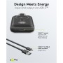 Power Bank Wireless Magnetico per Apple Watch con LED 2.500 mAh 2,5W Nero