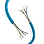 Matassa U/UTP Cavo Cat.6A Rame 500MHz B2ca 305 m Rigido LSZH Blu
