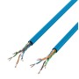 Matassa U/UTP Cavo Cat.6A Rame 500MHz B2ca 305 m Rigido LSZH Blu